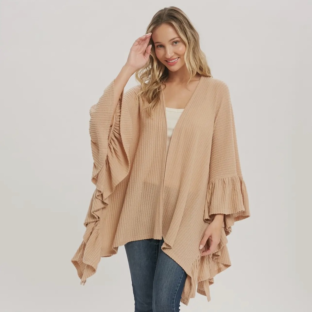 FINAL PIECES!!!! ($16) Ruffle Hem Cardigan - Picture 7 of 8